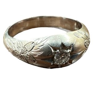 Pt900　ダイヤモンド0.2ct付き　プラチナリング